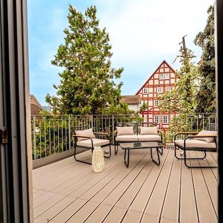 Himmlische Altstadt-Maisonette Marburg Esterno foto