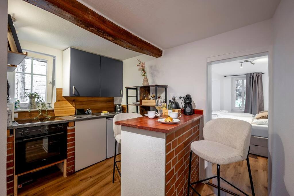 Himmlische Altstadt-Maisonette Marburg Esterno foto